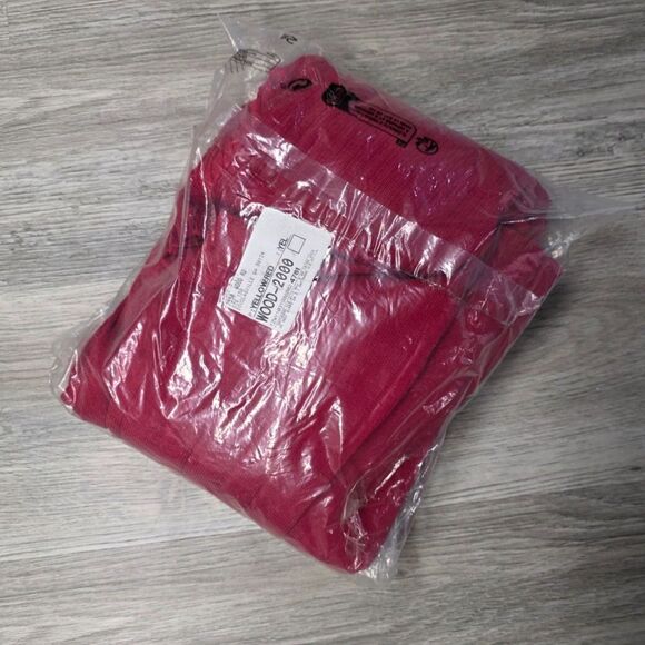 Long Sleeve Ribbed Knit Crew Neck Pleated Sweater Dresses Size Large - Picture 9 of 9